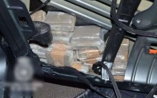 Grens Sebta: 13 kilo drugs in auto gevonden