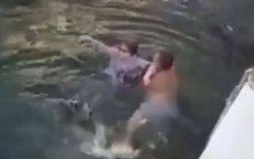 Van drugshandel verdachte Marokkaan redt oude vrouw van verdrinking in Spanje (video)
