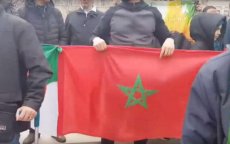 Algerijnse betogers dolblij met steun Marokkaan (video)