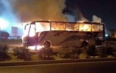 Bus brand uit in Inezgane, passagiers ontsnappen net op tijd