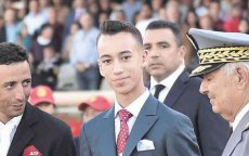 Prins Moulay Hassan met Lamborghini op zeedijk Casablanca gezien