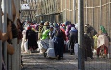 Grensovergang Sebta gesloten in augustus