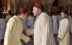 Koning Mohammed VI in Tetouan voor Eid ul-Adha