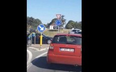 Marokkaanse trouwstoet zorgt voor chaos in België (video)