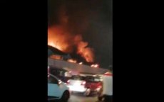 Meerdere bussen in rook opgegaan in Casablanca (video)