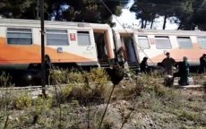 Marokko: passagierstrein ontspoord in Bouskoura (video)