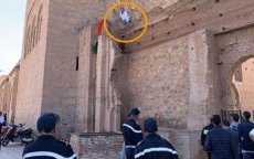 Marrakech: man probeert zelfmoord te plegen door van moskee te springen (video)