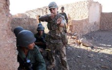 Britse soldaten in Marokko voor oefening "Jbel Sahara 19"
