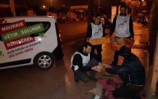 Douches en warme maaltijden voor daklozen in Casablanca