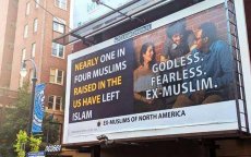 Islamofoob reclamebord zorgt voor verontwaardiging in Amerika