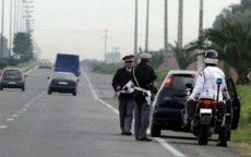 Mooie vangst in huurauto op snelweg Casablanca