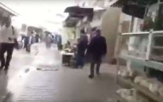 Aziatische toeriste "Corona" genoemd in soek in Rabat