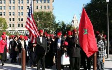 Moorish Marokkaanse Amerikanen demonstreren voor George Floyd (video)