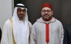 Kroonprins Abu Dhabi informeert naar Koning Mohammed VI