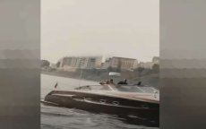Mohammed VI met jacht voor kust Fnideq gespot (video)