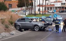 Drugssmokkelaars rammen politiewagen in Algeciras (video)