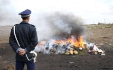 Drugs verbrand in Al Hoceima