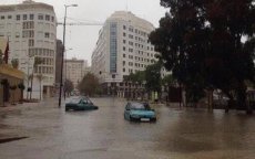 Tanger onder water door hevige regenval