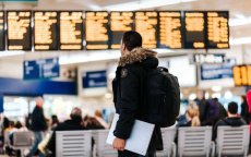 Algerijnse studenten gestrand op vliegveld Casablanca