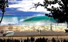 Tsunami's en stijgende zeespiegel bedreigen Marokko