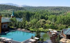 Koning Mohammed VI in Ifrane voor een privébezoek