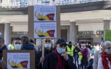 Moslims, Joden en Christenen demonstreren samen in Brussel