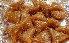 Briwats met pinda's en sesamzaadjes 