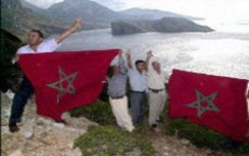 Marokkaanse vlag terug op Leila eiland 