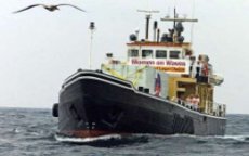 Oorlogsschip verspert weg abortusboot in Marokko 