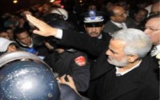 Benkirane bekogeld tijdens demonstratie in Marrakech 