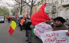 Solidariteitsmars voor Mohammed VI te Brussel