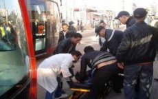 Kind zwaargewond door aanrijding tram Casablanca