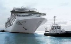 MSC Preziosa, grootste cruiseschip van Europa, in Marokko