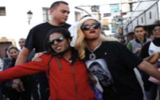 Rihanna bezoekt medina Rabat