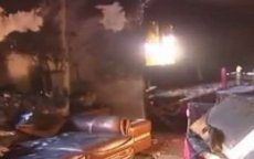Vier doden bij brand in Tanger