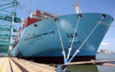 Grootste containerschip ter wereld in Tanger