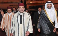 Emir Qatar op staatsbezoek in Marokko