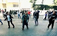 Studenten organiseren flashmob in Casablanca