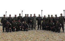 Marokkaanse legerparachutisten trainen in Gibraltar