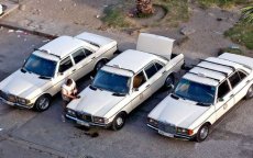 Marokko wil van grote taxi's Mercedes 240D af