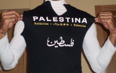 Marokkaanse supporter gearresteerd vanwege Free Palestina t-shirt