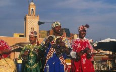 Salsa op Gnawa muziek op Djemaa El Fna 