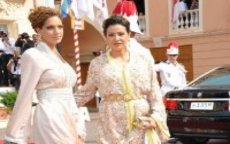 Lalla Meryem en Lalla Soukaina op huwelijk Albert II Monaco