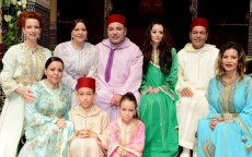 Marokkaanse folkloregroepen op trouwfeest Moulay Rachid