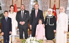 Koning Mohammed VI ontmoet Recep Tayyip Erdoğan in Turkije