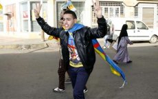 Foto's: Amazigh-demonstratie voor slachtoffers overstromingen