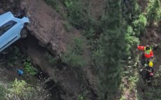 Jongen urenlang met auto op rand van afgrond in Chefchaouen 