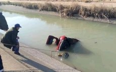 Auto valt in kanaal in Azilal, 4 doden (video)
