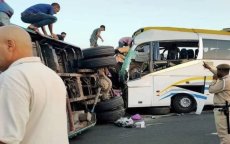 Doden bij ongeval tussen touringcar en vrachtwagen op snelweg Marrakech-Agadir