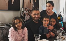 Basma Boussil en Tamer Hosny delen familiefoto ondanks scheiding